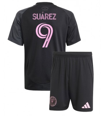 Inter Miami Luis Suarez #9 Udebanetrøje Børn 2025-26 Kortærmet (+ Korte bukser)